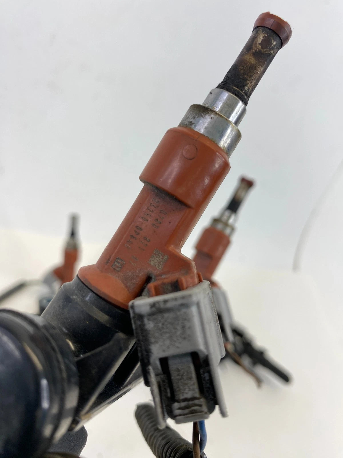 2007-2009 LEXUS RX350 3.5L ENGINE FUEL RAIL W/ INJECTOR INJECTORS SET OF 5 OEM