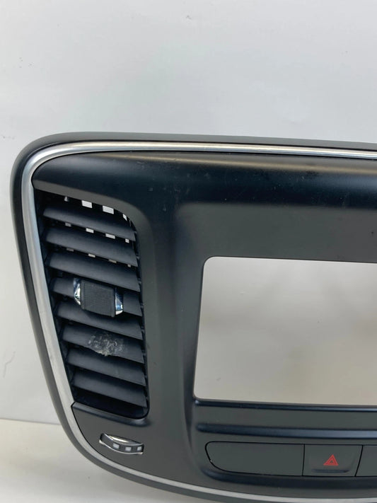 2015-2017 CHRYSLER 200 DASH RADIO BEZEL PANEL VENTS HAZARD SWITCH OEM 68160143AA