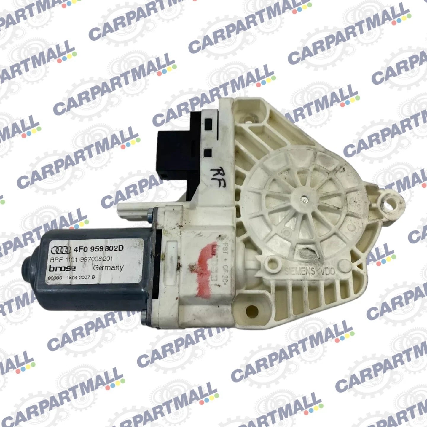 2006-2009 AUDI A6 QUATTRO FRONT RIGHT SIDE POWER WINDOW MOTOR 4F0959802 OEM