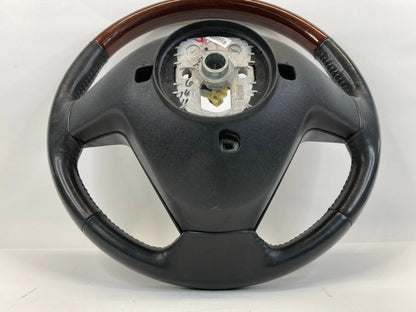 2004-2007 CADILLAC CTS STEERING WHEEL W/ SWITCHES LEATHER WOOD TRIM 21994384