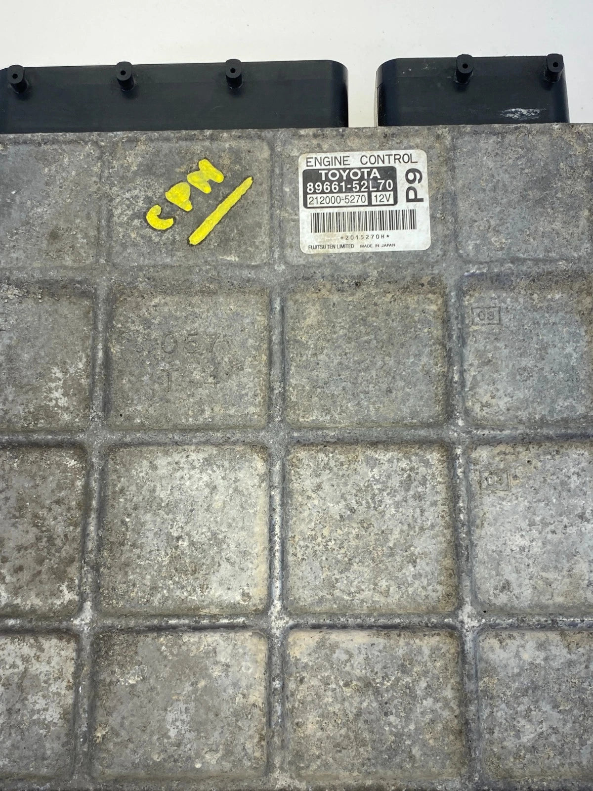 2009-2011 TOYOTA YARIS HTCHBCK 1.5L L4 AT ENGINE CONTROL MODULE ECM 89661-52L70