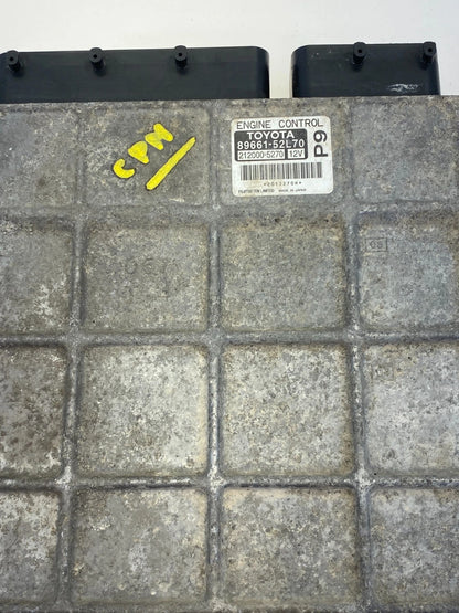 2009-2011 TOYOTA YARIS HTCHBCK 1.5L L4 AT ENGINE CONTROL MODULE ECM 89661-52L70