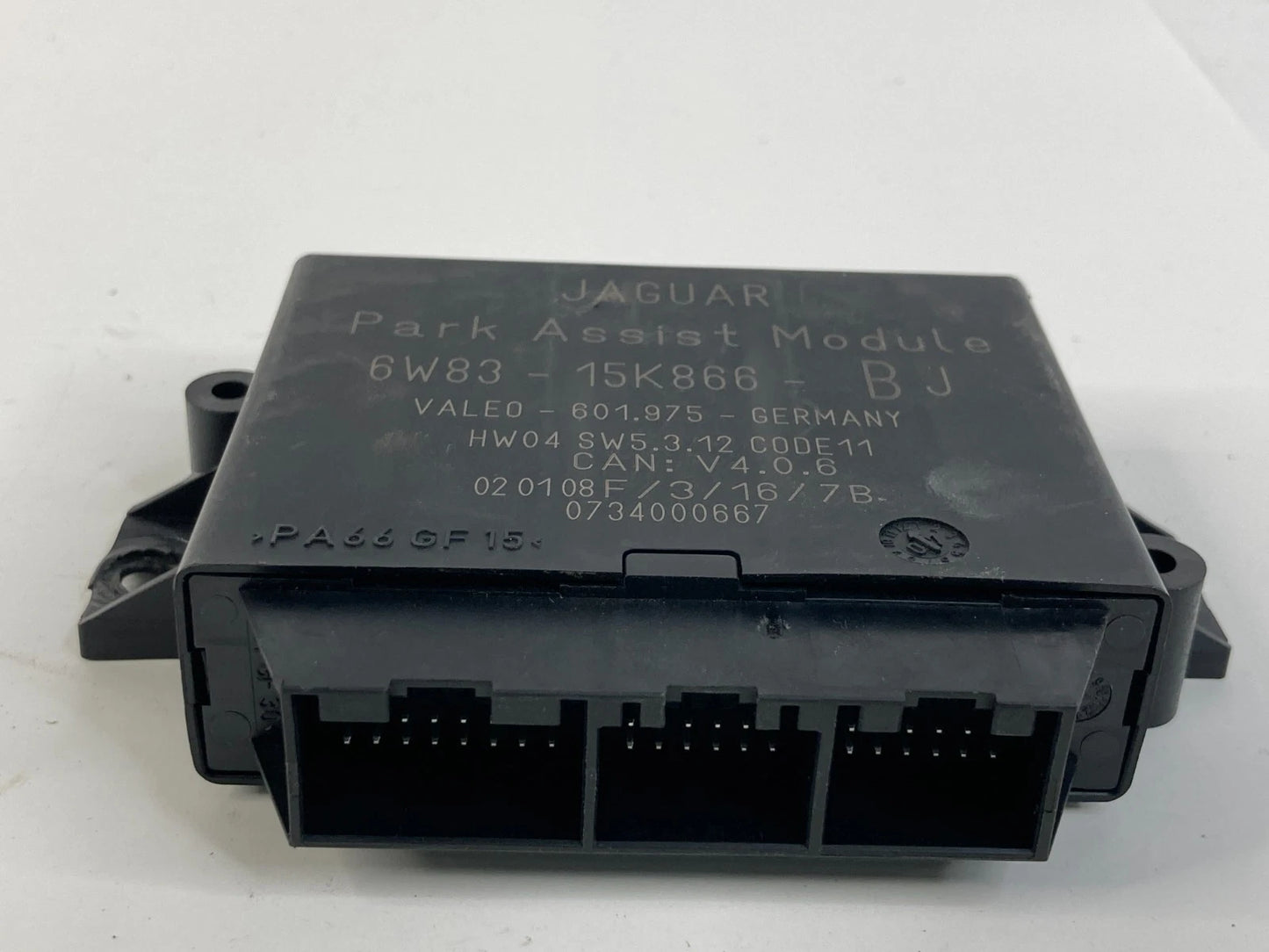 2009-2015 JAGUAR XF PARKING ASSIST DISTANCE CONTROL MODULE UNIT 6W83-15K866-BJ