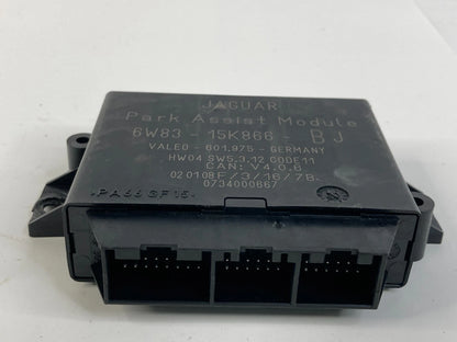 2009-2015 JAGUAR XF PARKING ASSIST DISTANCE CONTROL MODULE UNIT 6W83-15K866-BJ