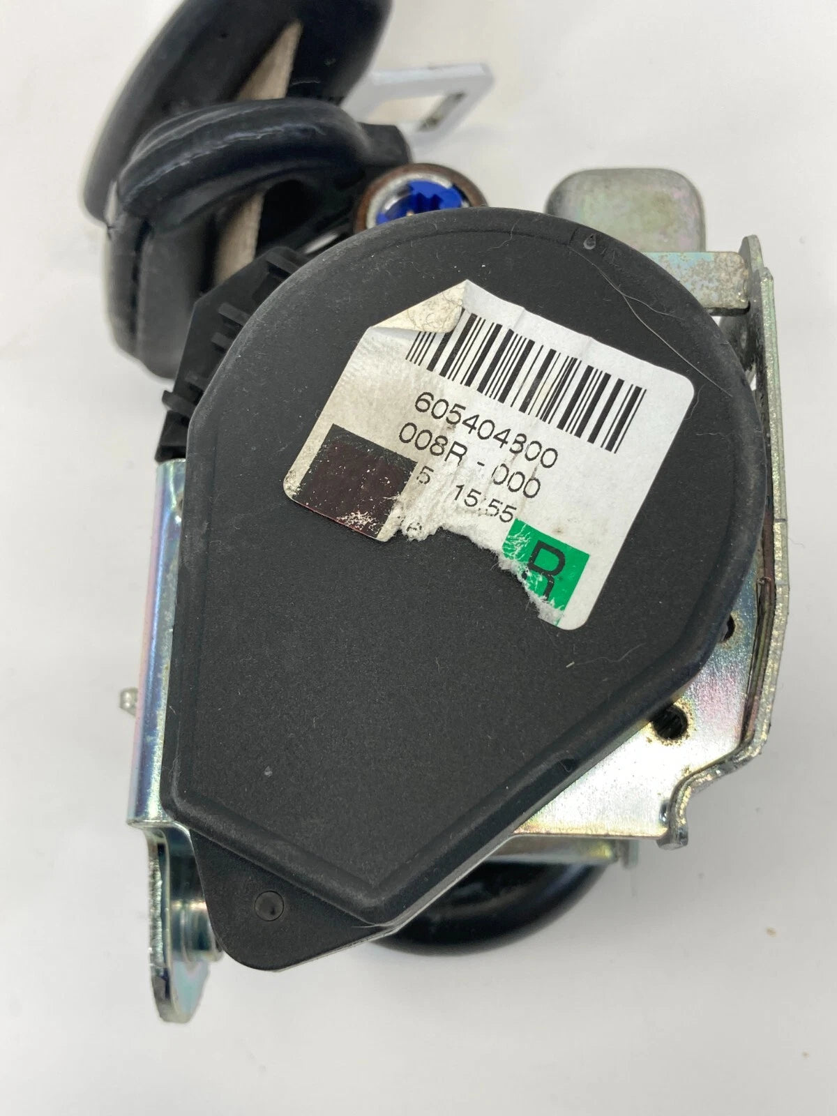 06-11 AUDI A6 QUATTRO FRONT RIGHT PASSENGER SIDE SEAT BELT RETRACTOR 605404800