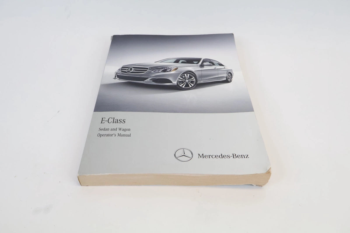 2014 MERCEDES-BENZ E-CLASS SEDAN & WAGON OPERATOR'S MANUAL BOOK 212-584-46-00