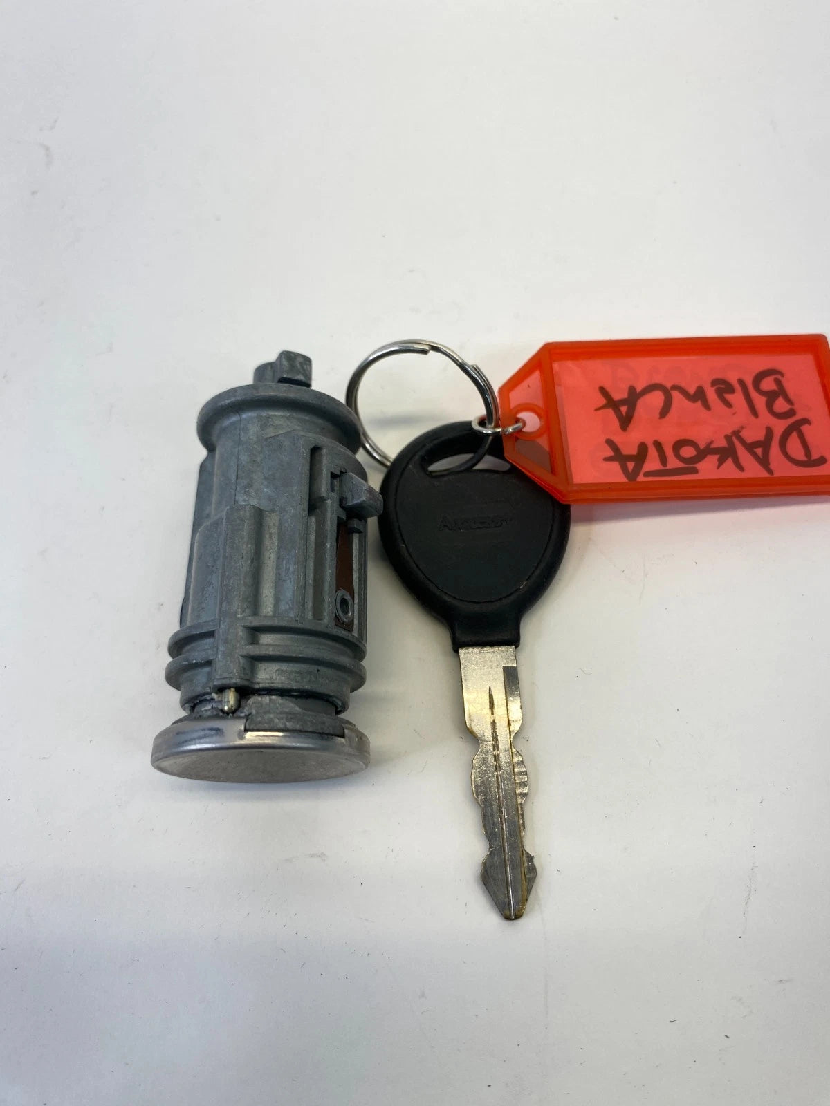 07-11 DODGE DAKOTA ST PICKUP STEERING COLUMN IGNITION LOCK CYLINDER AND KEY OEM