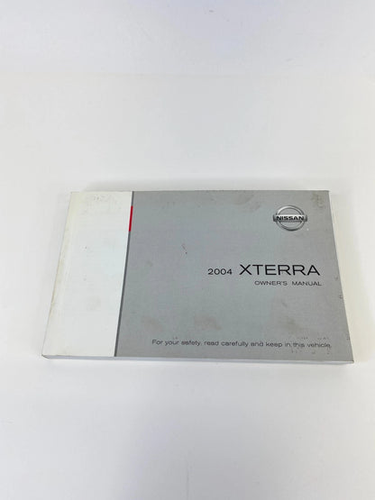 2004 04 NISSAN XTERRA OWNERS MANUAL GUIDE BOOK WARRANTY INFORMATION W CASE OEM