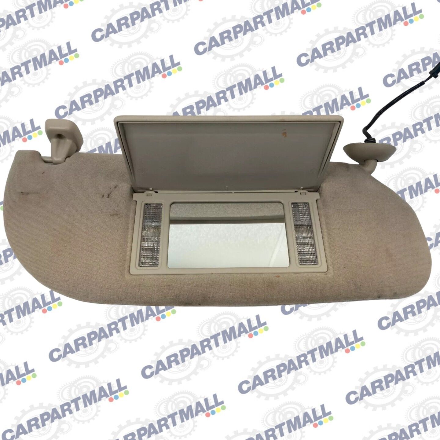 1998-2002 Lincoln Town Car Right Side Sunvisor Sun Visor Shade Light Mirror OEM