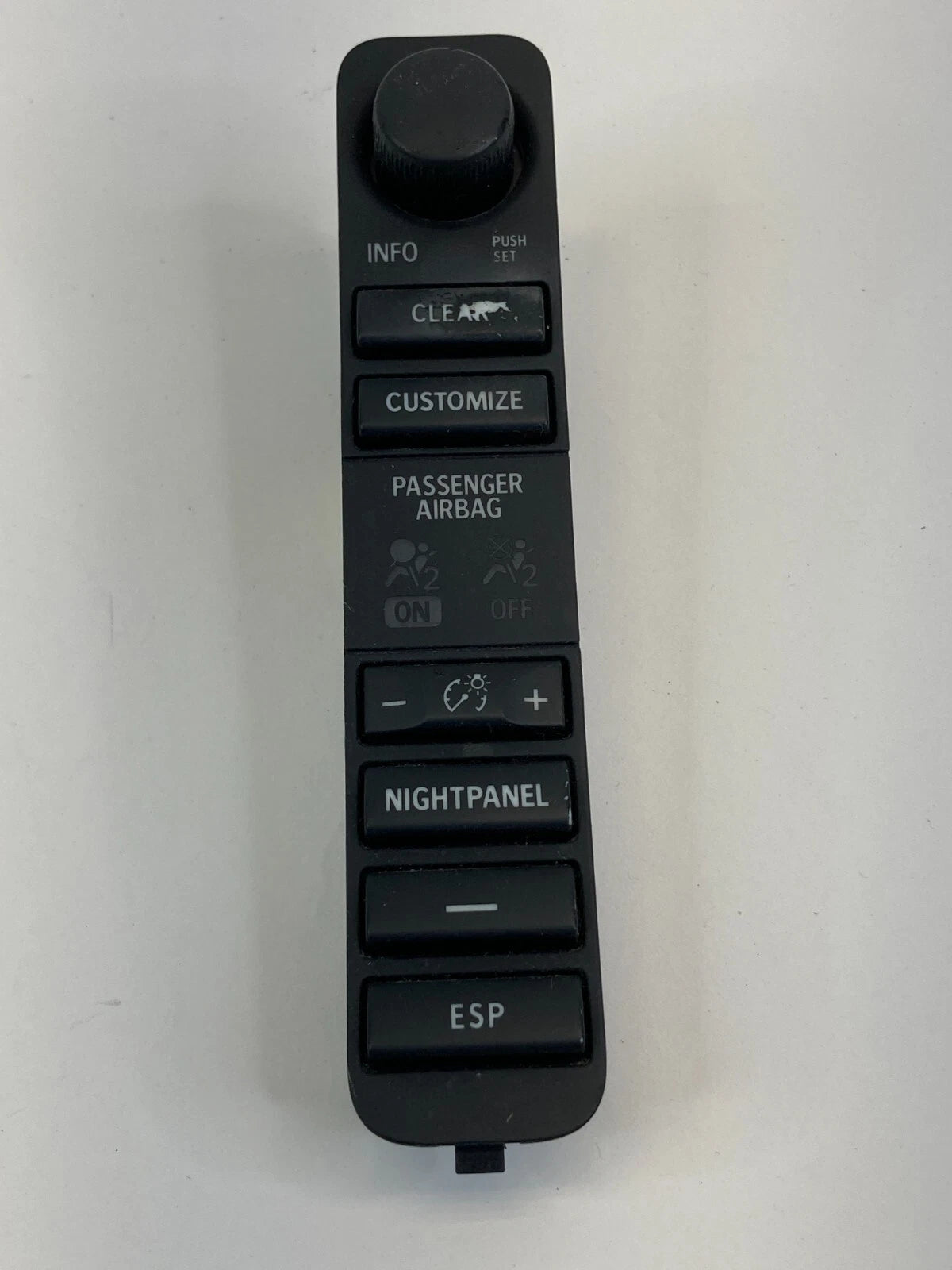 2006 2007 SAAB 9-3 93 SDN DASH CENTER INFO CONTROL DISPLAY SWITCH 12791252 OEM