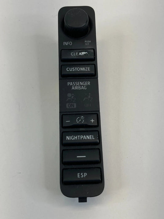2006 2007 SAAB 9-3 93 SDN DASH CENTER INFO CONTROL DISPLAY SWITCH 12791252 OEM