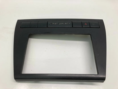 06-09 FORD FUSION CENTER DASH RADIO BEZEL TRIM W/ HAZARD SWITCH OEM 6E5T13D734AC