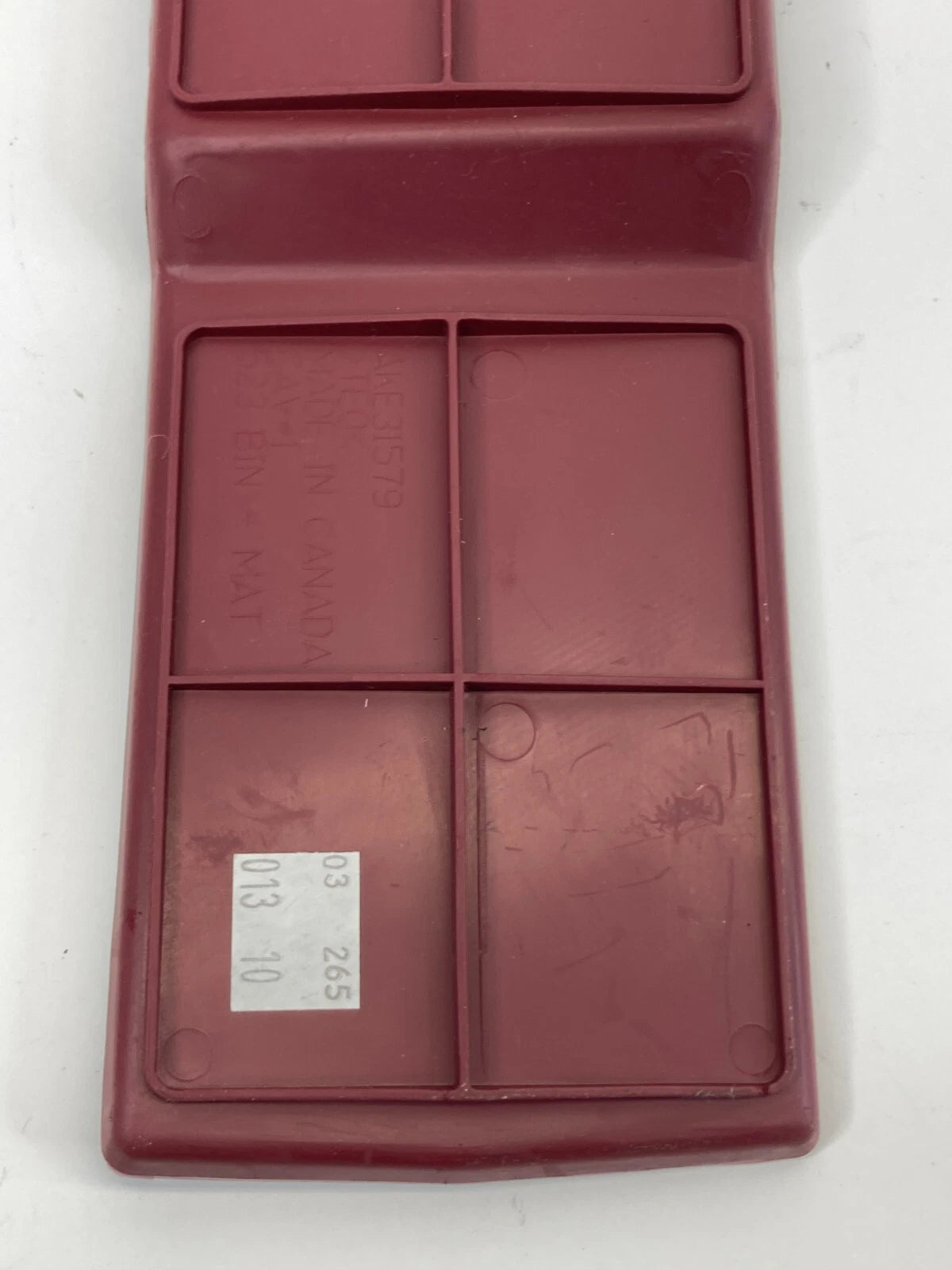 2010-2017 CHEVROLET EQUINOX GMC TERRAIN CENTER CONSOLE STORATE MAT RUBBER LINER