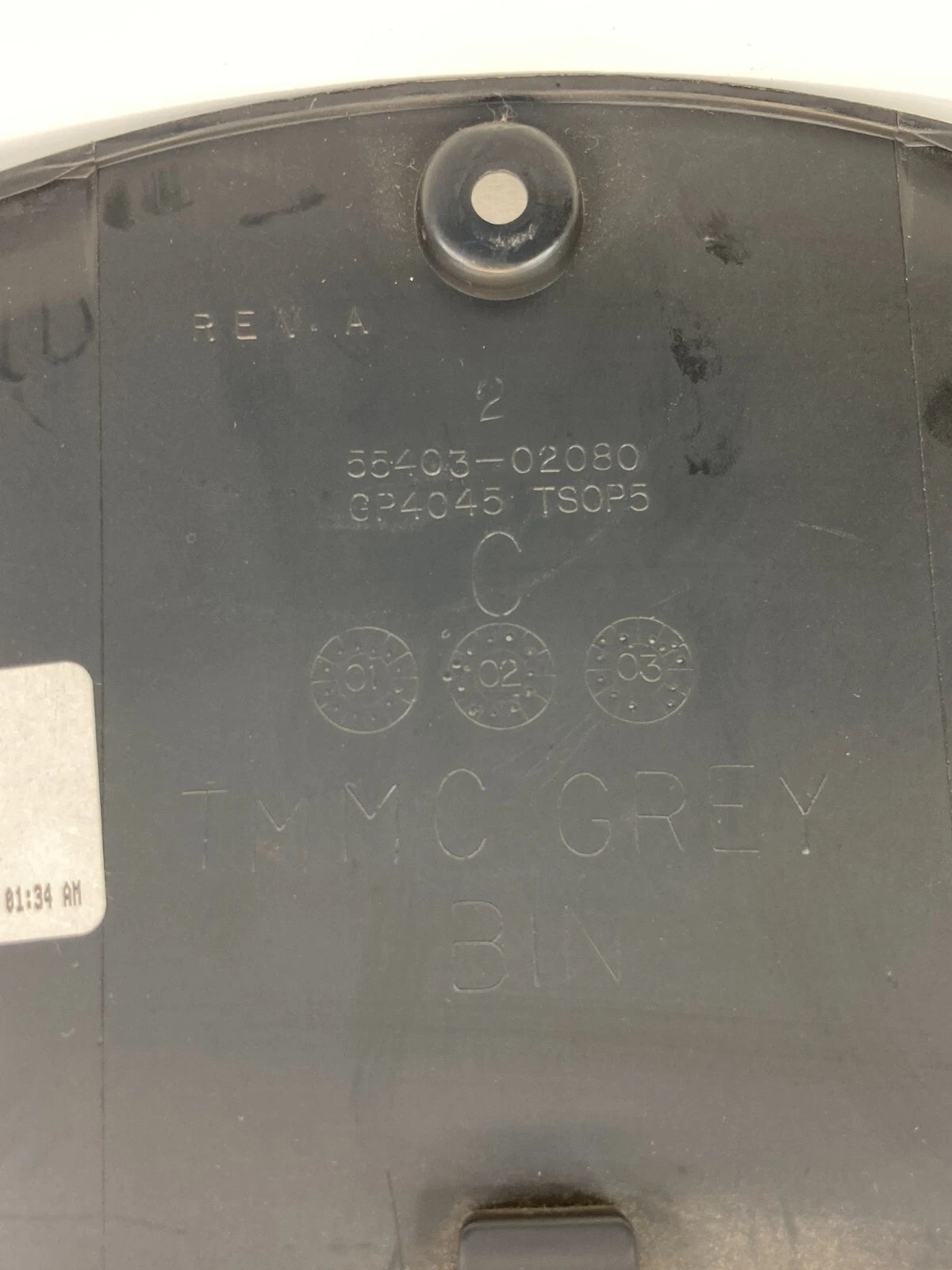03-08 TOYOTA COROLLA SPEEDOMETER INSTRUMENT DASH COVER BEZEL TRIM 5540302080 OEM