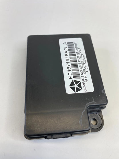2011-2014 DODGE AVENGER 2.4L COMPASS & TEMPERATURE CONTROL MODULE P04671918AG
