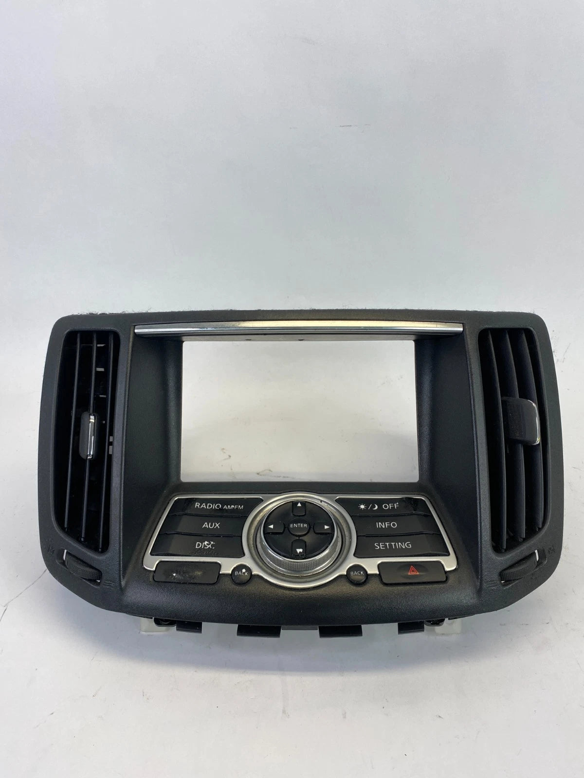 2007 2008 INFINITI G35 SEDAN FACEPLATE RADIO INFO DISPLAY CONTROL 28395JK60B OEM