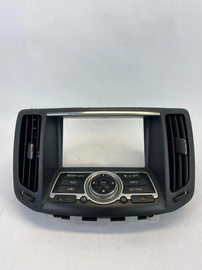 2007 2008 INFINITI G35 SEDAN FACEPLATE RADIO INFO DISPLAY CONTROL 28395JK60B OEM