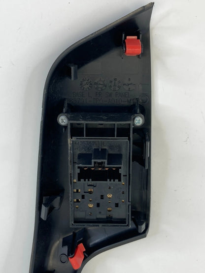 12-15 HONDA CIVIC REAR LEFT DOOR WINDOW SWITCH W/ TRIM BEZEL 83791TR0A010M1 OEM