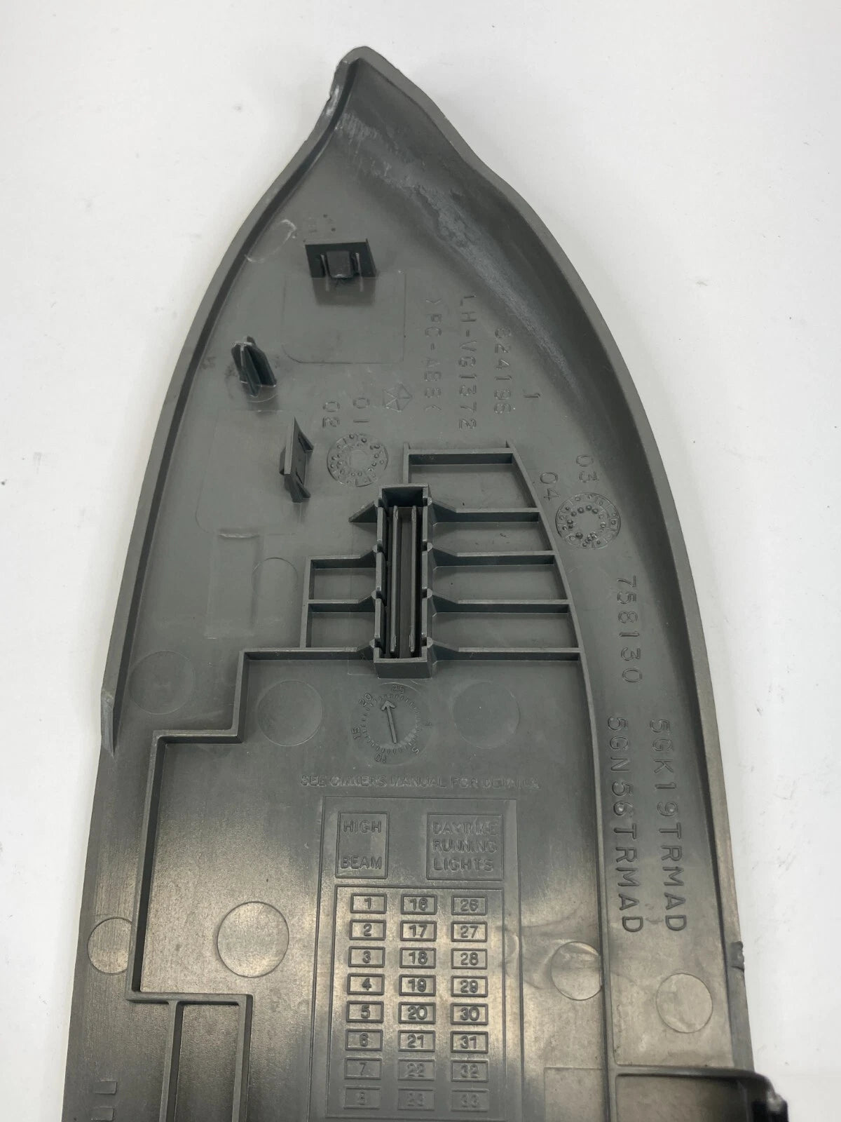 2005-2007 JEEP LIBERTY FRONT LEFT SIDE DASH END CAP COVER TRIM 5GK19TRMAD OEM