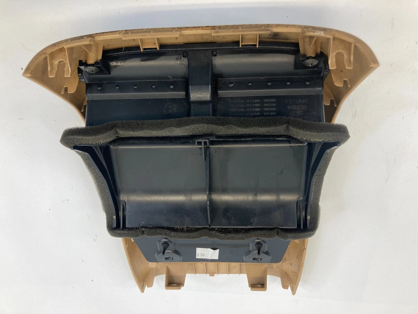 04-08 ACURA TL REAR CENTER CONSOLE A/C HEATER GRILLE DUCT W/STORAGE TRAY BOX