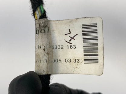 05-11 AUDI A6 QUATTRO FRONT LEFT POWER WINDOW MOTOR WIRE HARNESS 4F0-97-687 OEM