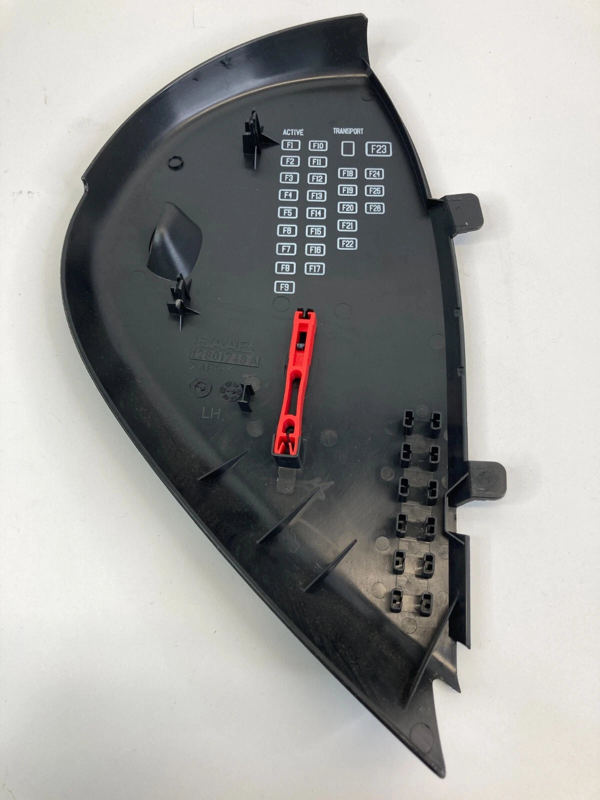 2003-2011 SAAB 9-3 93 DASH LEFT DRIVER SIDE FUSEBOX END CAP COVER TRIM 12801748A