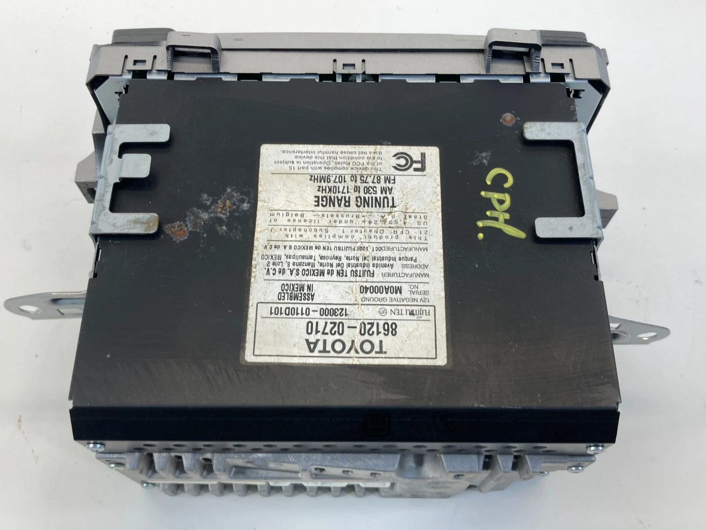 2009 2010 TOYOTA MATRIX RADIO AM/FM RECEIVER CD DISC PLAYER WMA MP3 86120-02710