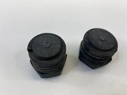2004-2008 MITSUBISHI ENDEAVOR FRONT HOOD BUMPER RUBBER DAMPER PAIR SET OEM