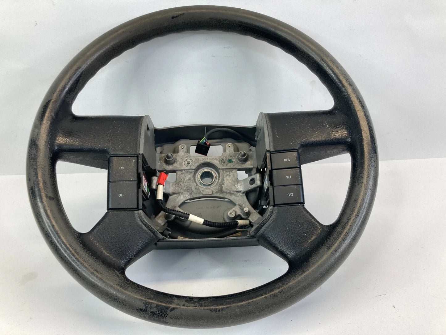 04-08 FORD F-150 STEERING WHEEL W/ CRUISE CONTROL BUTTONS BLACK 8L343600CA32NC