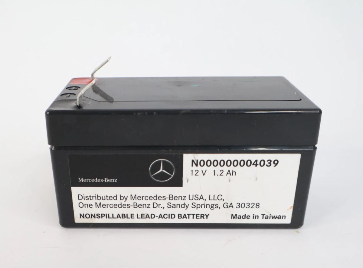 2006-2012 MERCEDES-BENZ R350 12V 1.2 Ah AUXILIARY BATTERY N000000004039 OEM