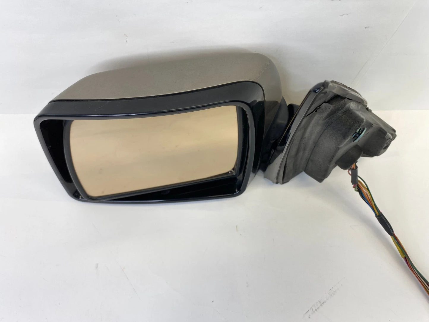 2000-2006 BMW X5 FRONT LEFT DRIVER SIDE VIEW POWER DOOR MIRROR GOLD OEM