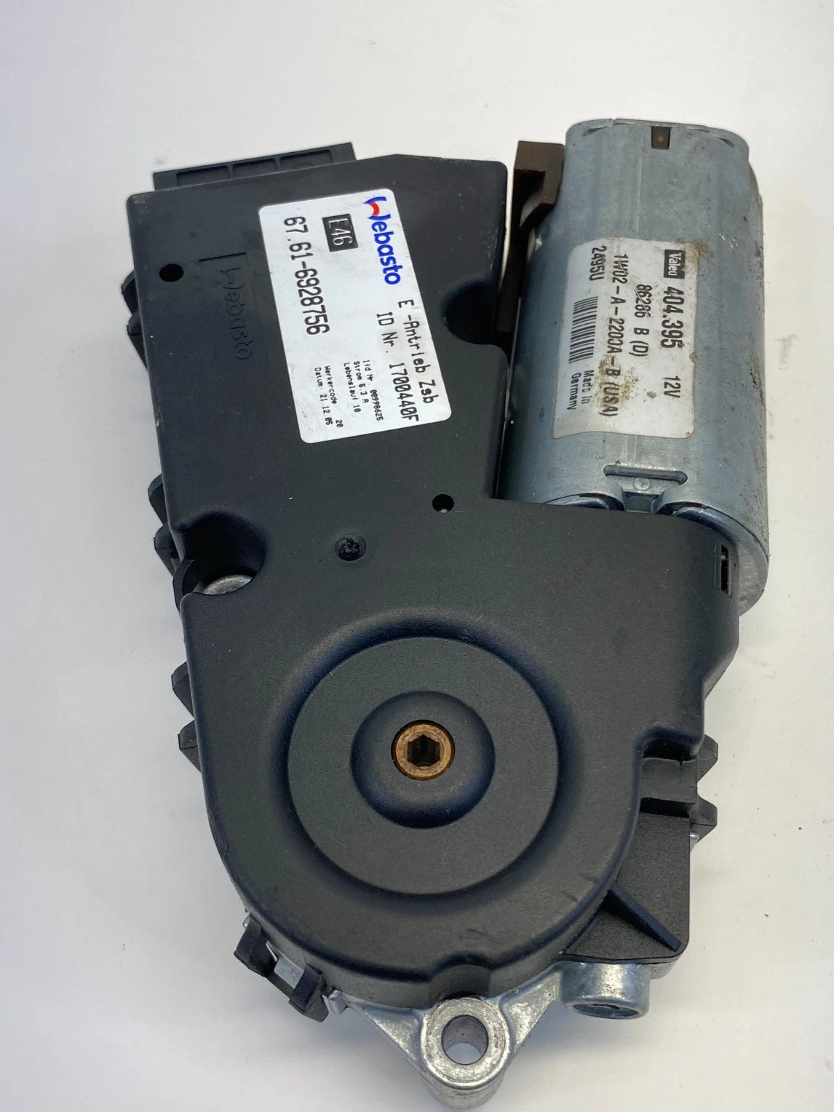 2002-2006 MINI COOPER SUNROOF MOTOR SLIDING ROOF DRIVE UNIT 67616928756 OEM