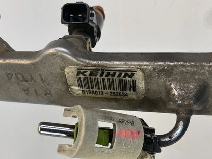 2012-2015 HONDA CIVIC 1.8L FUEL INJECTOR RAIL ASSEMBLY W/ INJECTORS R1A OEM