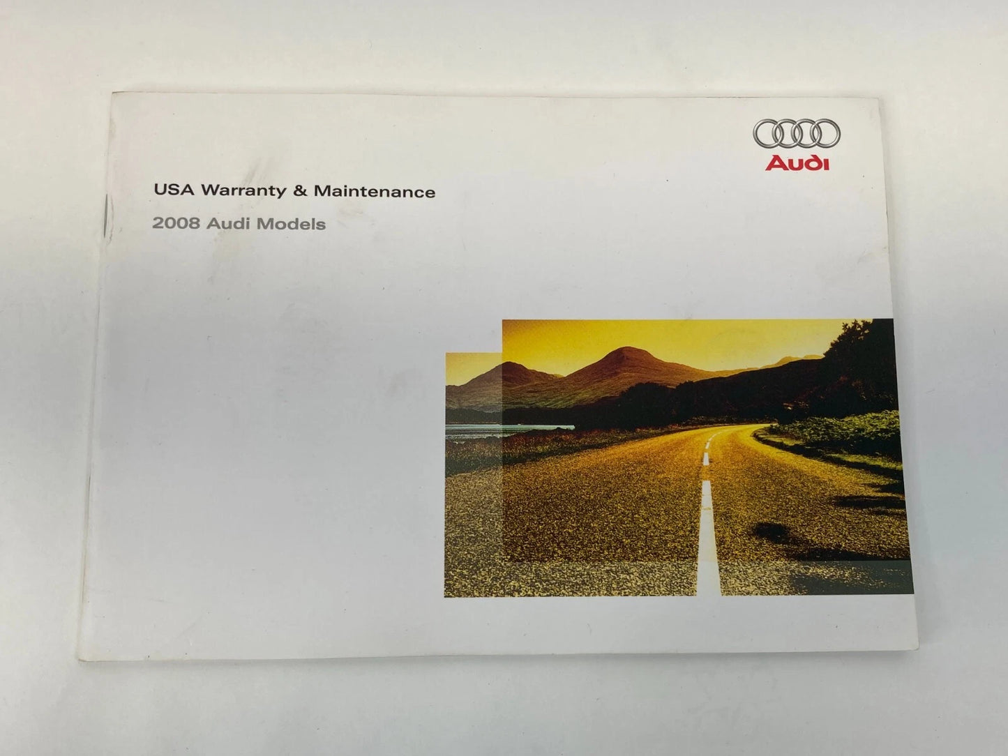 2008 AUDI A6 OWNERS MANUAL QUICK REFERENCE GUIDE BOOK SET W/ CASE OEM