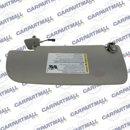 03-11 Saab 9-3 Sedan Roof Right Side Sunvisor Sun Visor Mirror Light Shade OEM