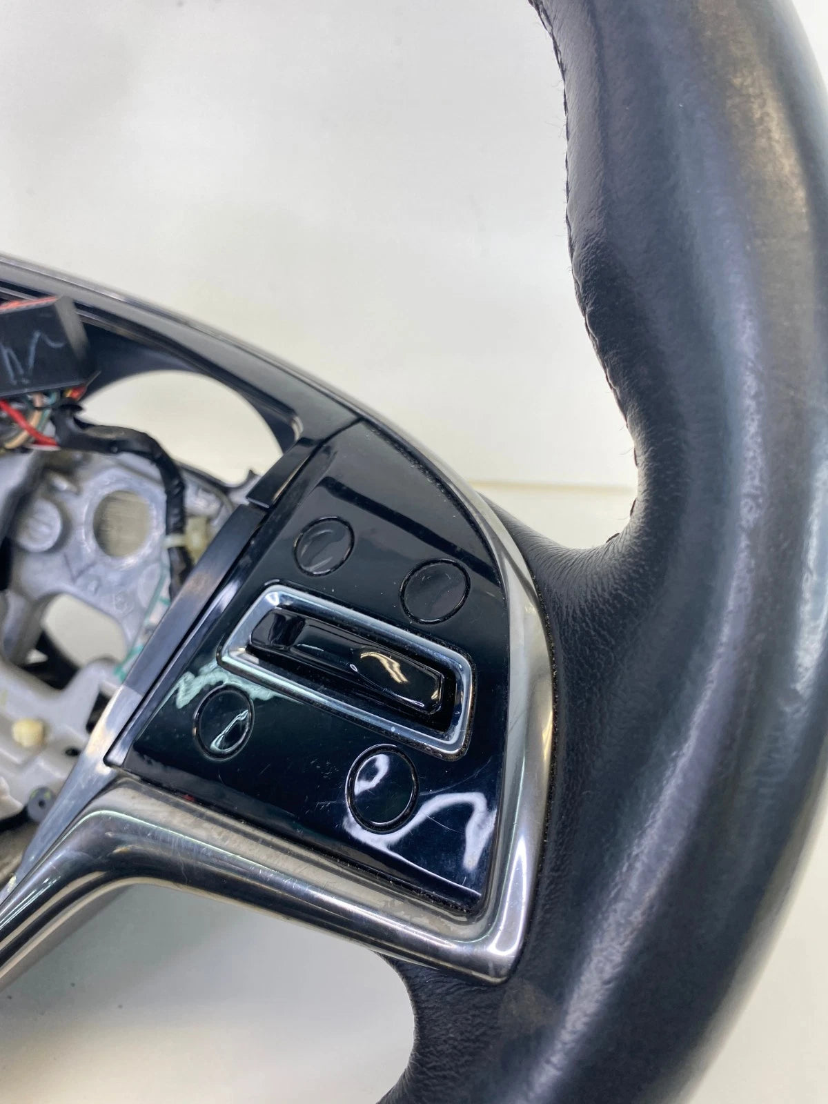13-18 CADILLAC ATS SEDAN STEERING WHEEL W/ AUDIO CONTROL SWITCH LEATHER BLACK