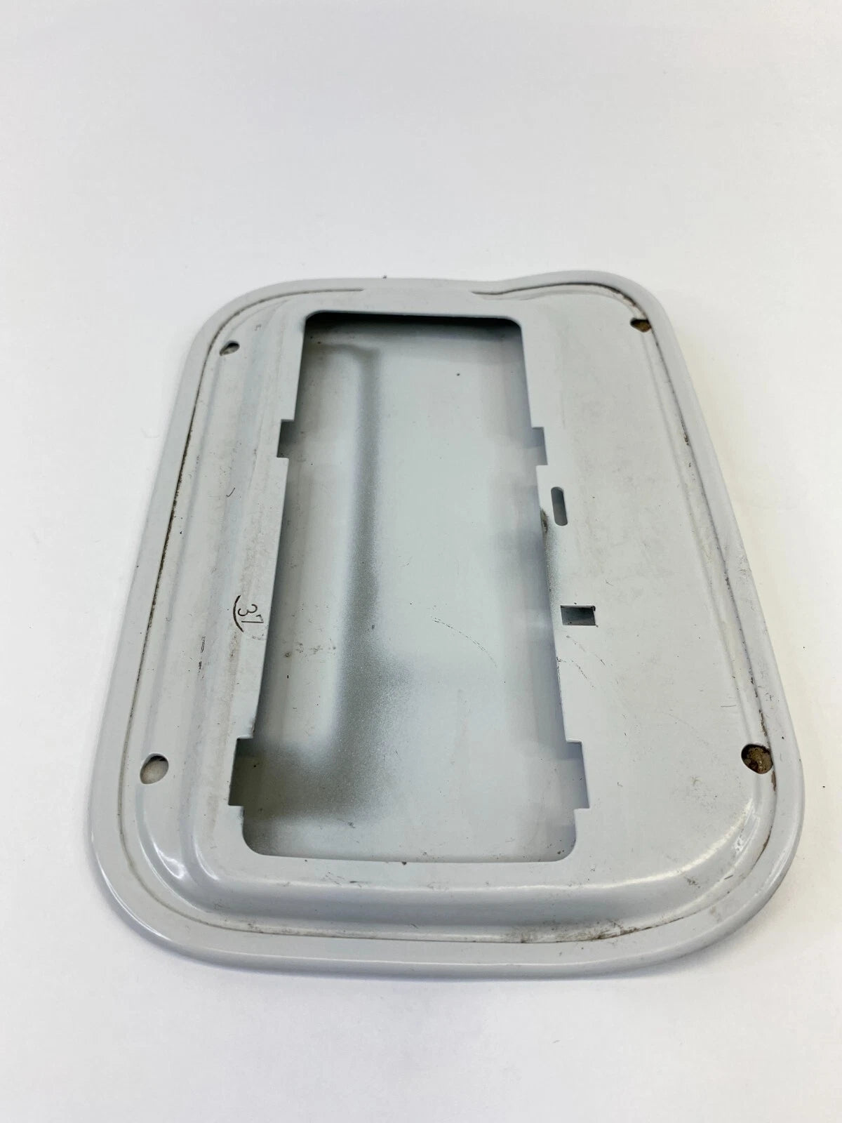 2004-2007 BMW 530i 525i SEDAN FUEL GAS TANK DOOR FILLER LID COVER WHITE OEM