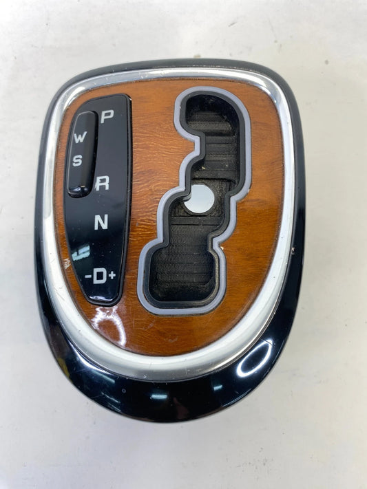 2000-2006 MERCEDES S430 SHIFTER BEZEL WOOD TRIM W/ W-S SWITCH OEM E95-500-44