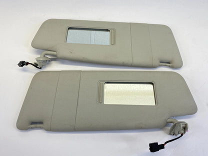 2012-2016 VW PASSAT ROOF SUNVISOR SUN VISOR SHADE PAIR SET LH & RH W/ MIRROR OEM