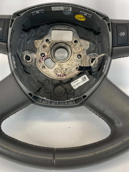 05-11 AUDI A6 QUATTRO LEFT SIDE STEERING WHEEL W/ SWITCH 4F0-419-091-AH-1YA OEM