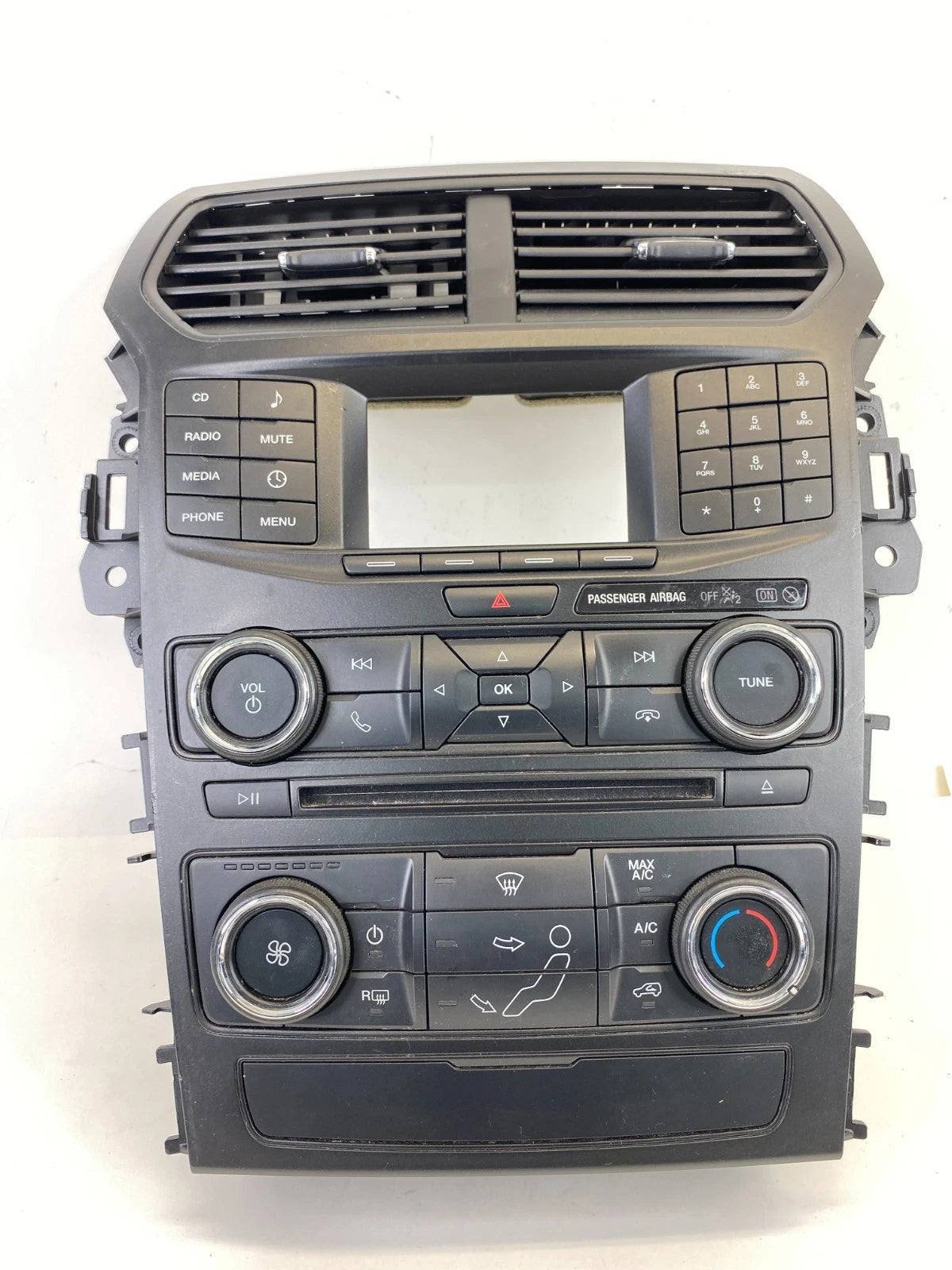 2016-2019 FORD EXPLORER RADIO & CLIMATE CONTROL PANEL ASSY JB5T-18A802-BD