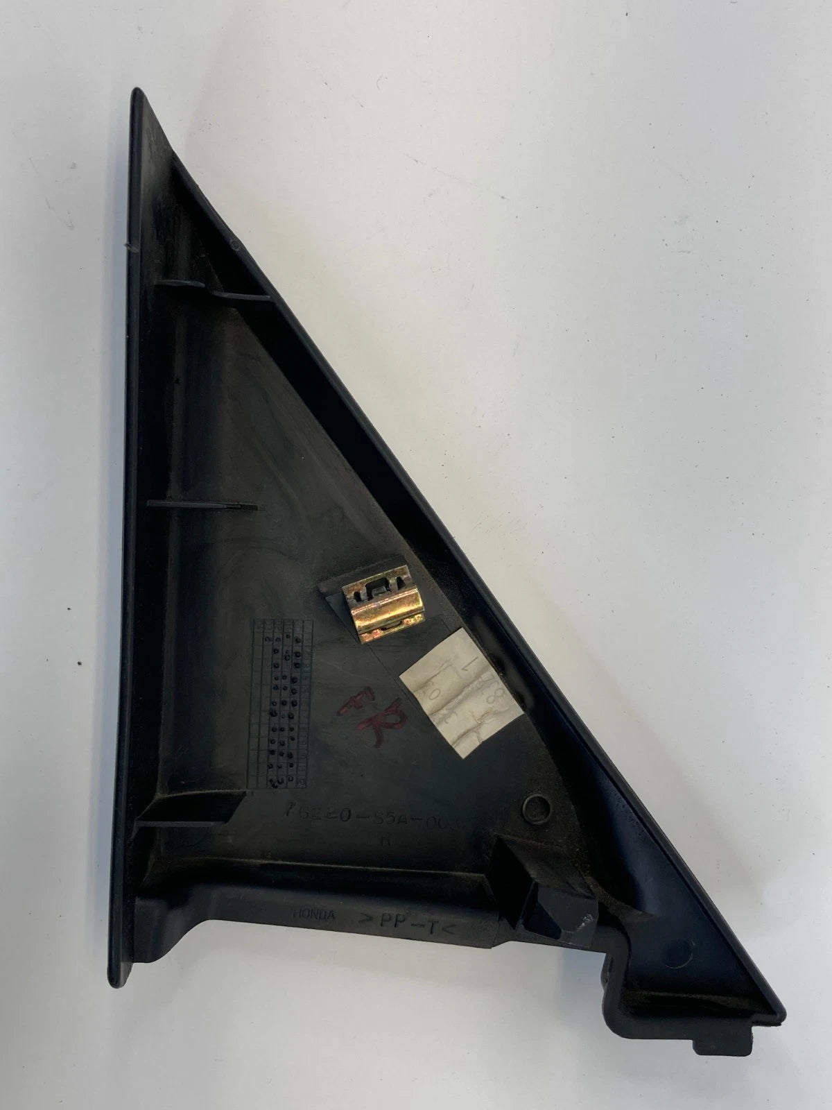 01-05 HONDA CIVIC FRONT RIGHT INNER DOOR PANEL MIRROR COVER CORNER 76220S5A003