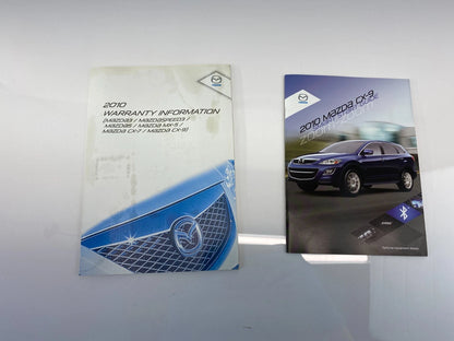 2010 10 MAZDA CX-9 OWNER'S MANUAL MAINTENACE WARRANTY GUIDE BOOK W /CASE OEM