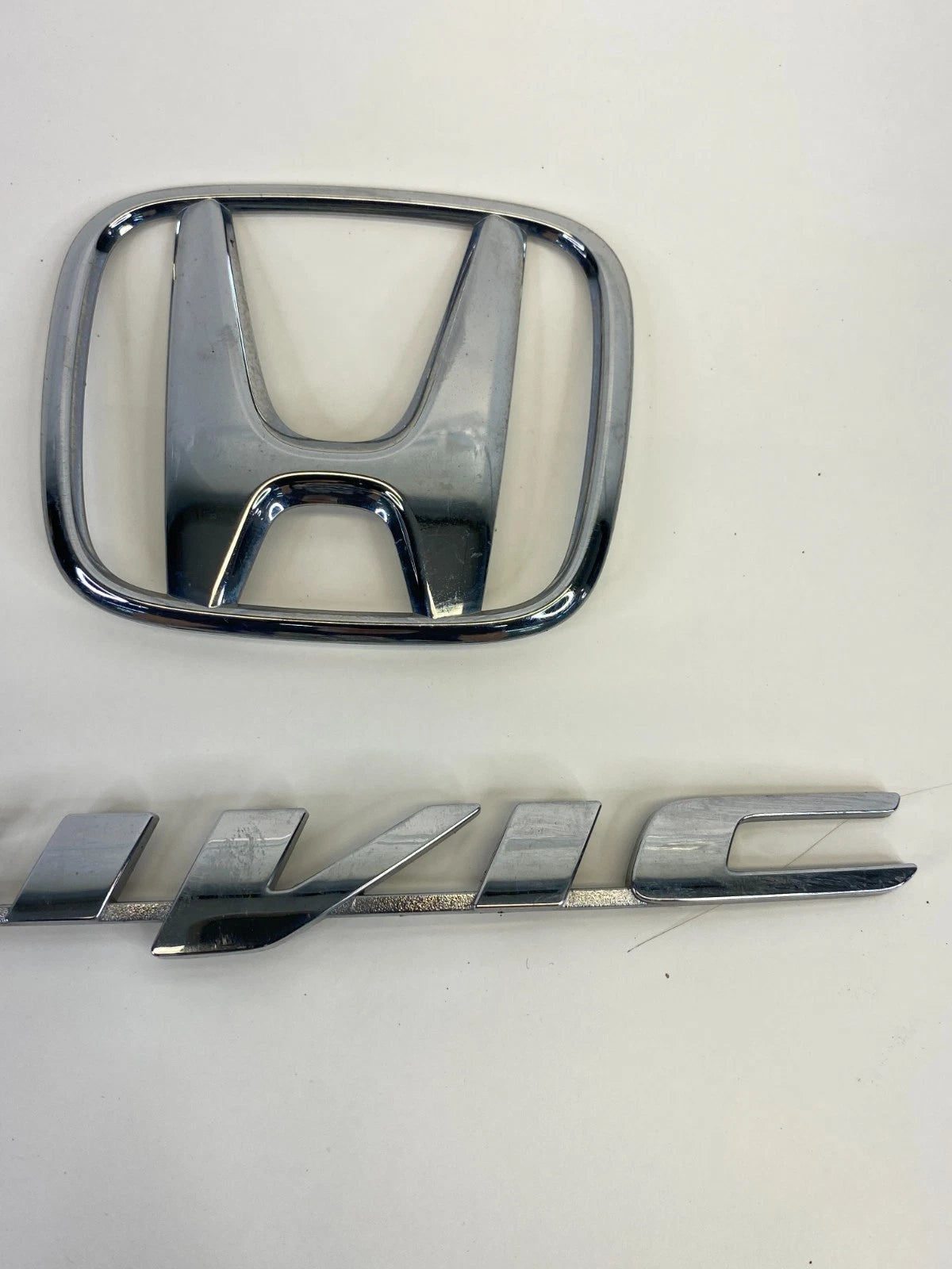 2013-2015 HONDA CIVIC REAR TRUNK LID EMBLEM LOGO BADGE CHROME 75701-TR6-0030 OEM