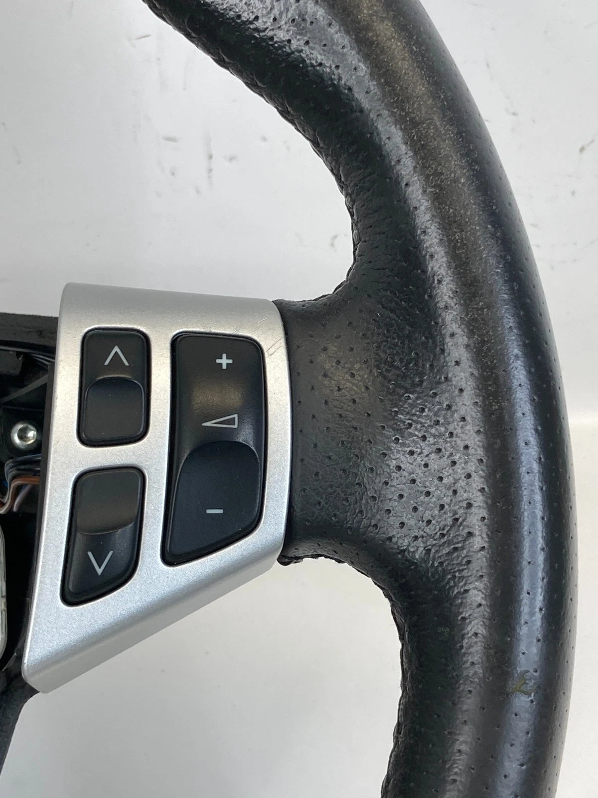 2005-2011 SAAB 9-3 STEERING WHEEL W/ AUDIO CONTROL LEATHER BLACK 12774365