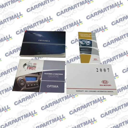 2007 07 KIA OPTIMA OWNERS GUIDE WARRANTY & CONSUMER INFORMATION BOOK MANUAL OEM