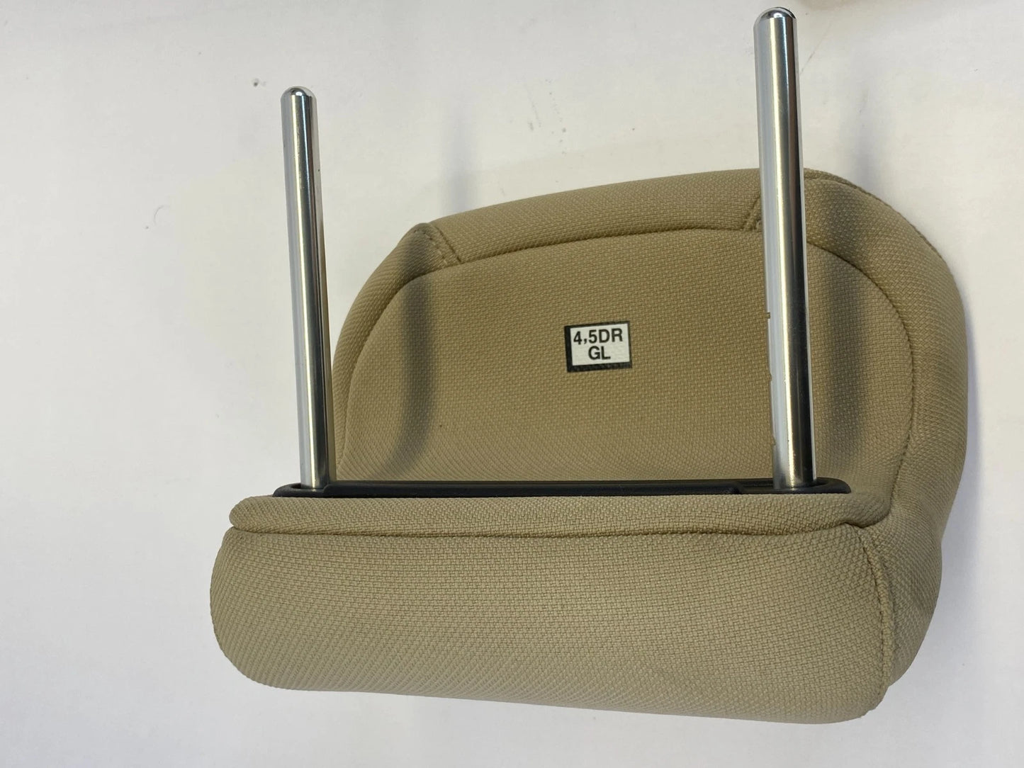 12-14 HYUNDAI ACCENT SEDAN REAR SEATS HEADREST HEAD REST SET OF 3 CLOTH TAN OEM