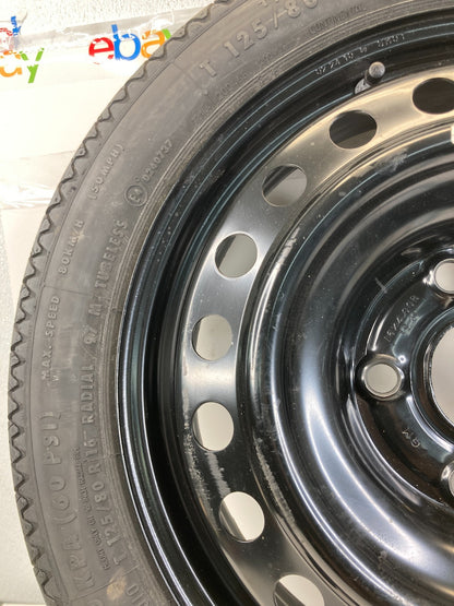 11-14 Buick Regal Emergency Spare Tire Wheel Rim Compact Donut T125/80R16 97M