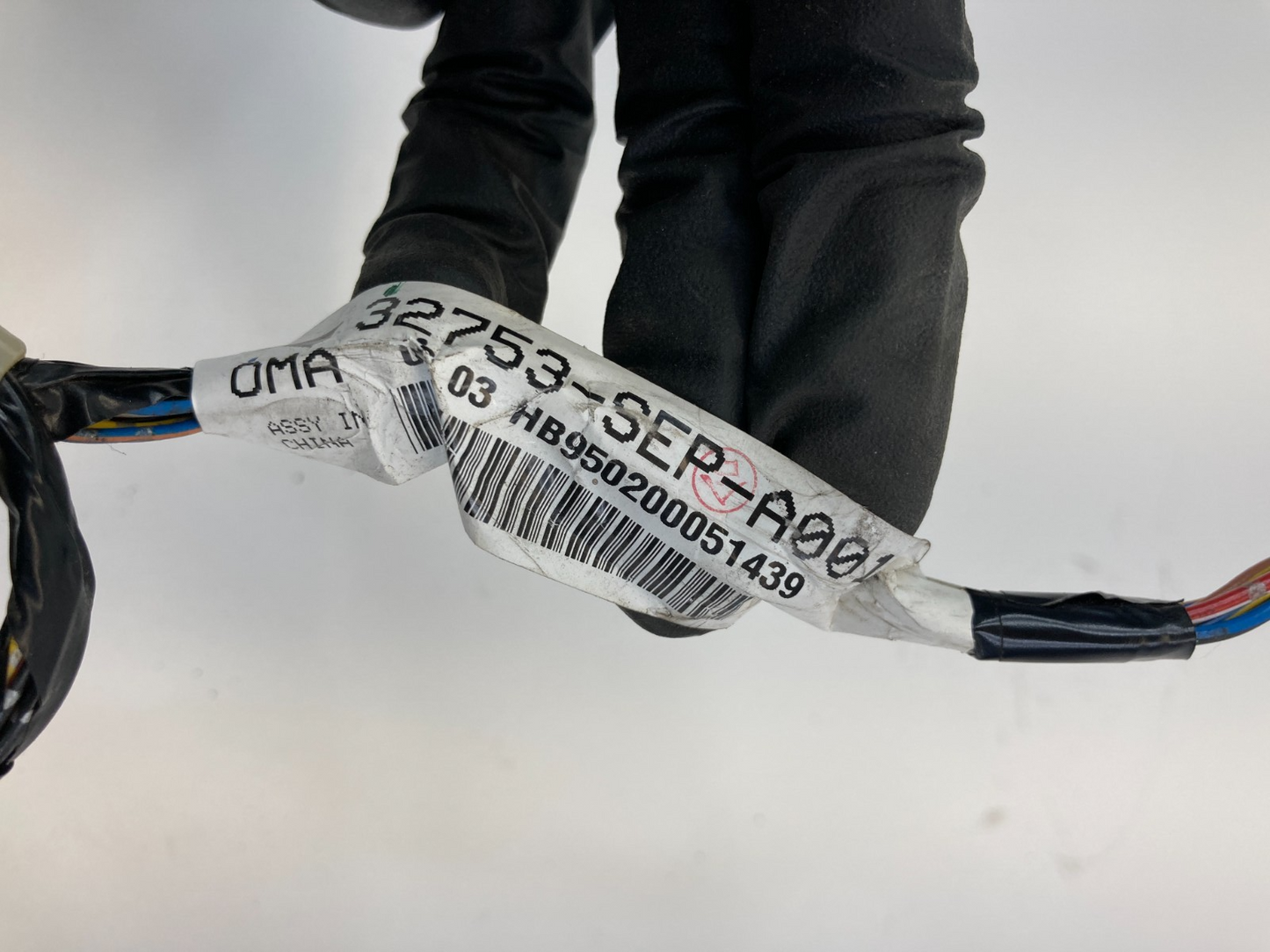 2004-2008 Acura TL Rear Right Back Side Door Harness Wire Wiring 32753-SEP-A001