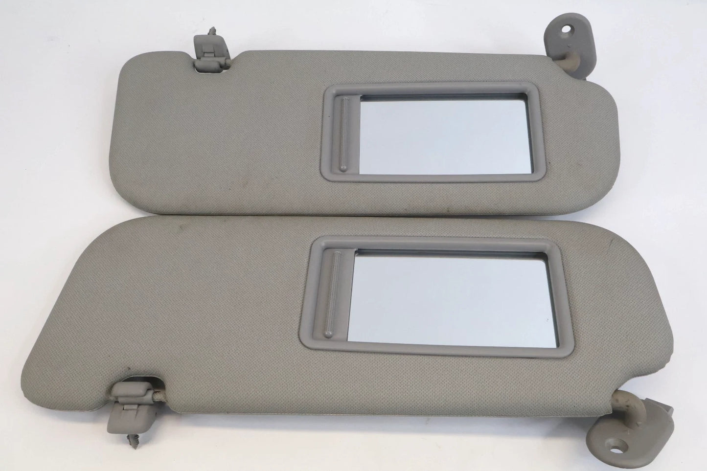 2014-2016 HYUNDAI ELANTRA SUNVISOR SUN VISORS SHADE SET PAIR LH RH W/ MIRROR OEM